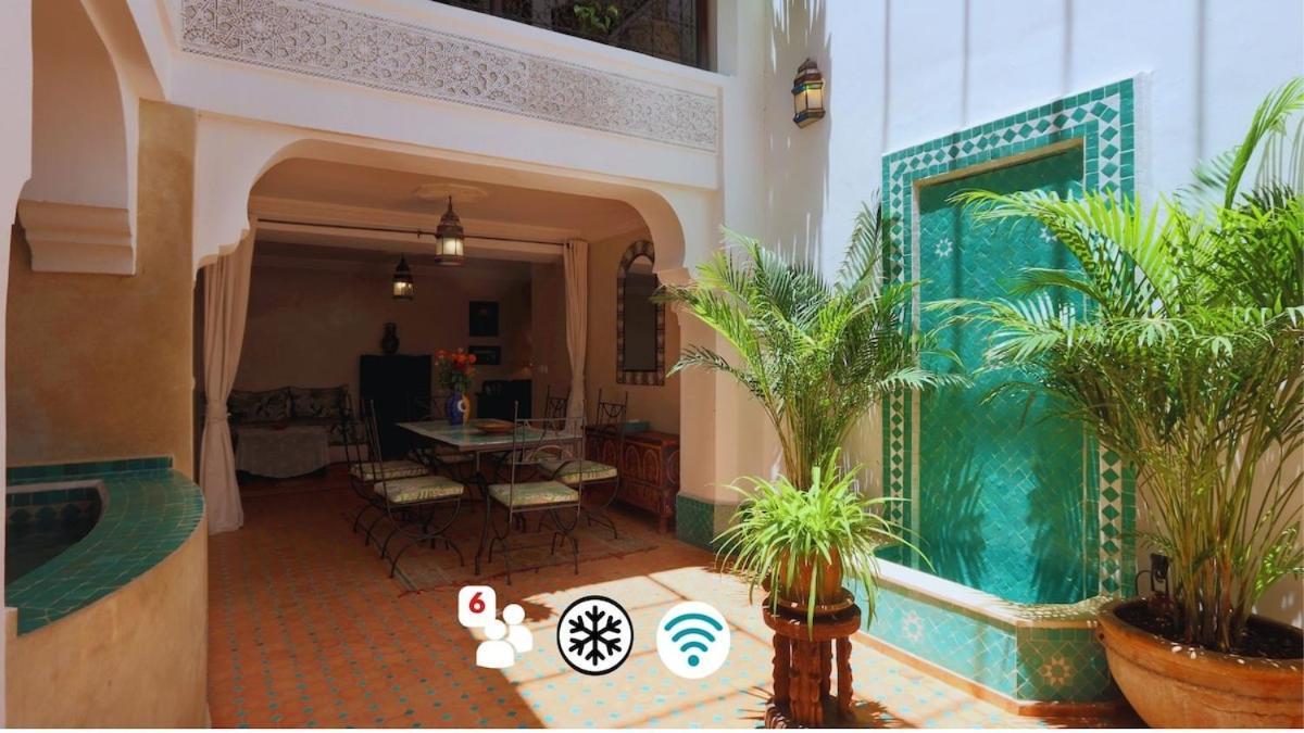 Dar Jena, Rare Riad In Medina On Mamounia مراكش المظهر الخارجي الصورة